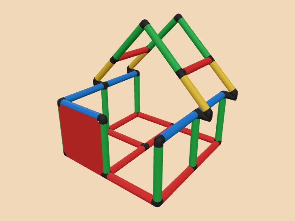 Playhouse With Climbing Roof