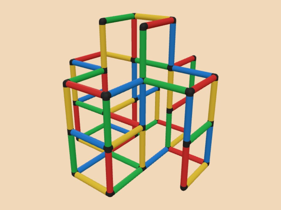 All Parts Built Climbing Pyramid
