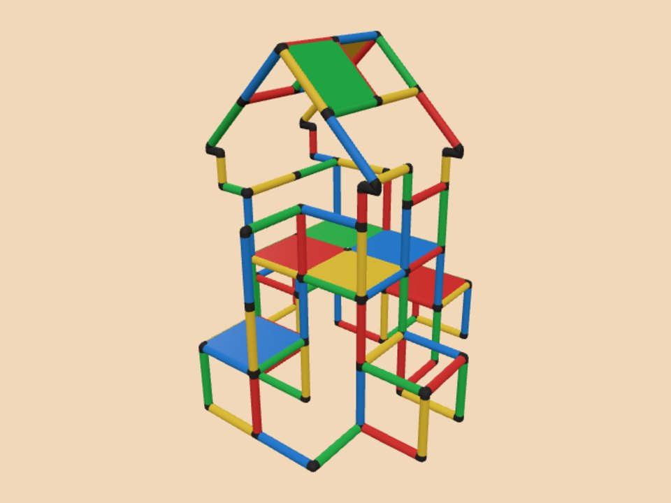 经典QUADRO 游戏屋攀爬金字塔冒险